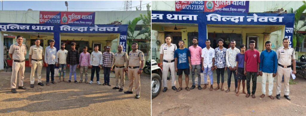 दीपावली पर्व में उपद्रव मचाने वाले 45 आरोपी जेल भेजे गए, 60 से अधिक व्यक्तियों पर बाउंड ओवर की कार्रवाई,तिल्दा पुलिस की सख्त कार्यवाही Image Editor Output Image2117474696 17614830326726573236165764851322 1024x389