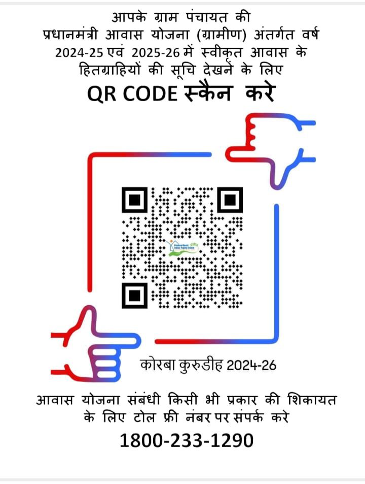 >क्यूआर कोड< से अब प्रधानमंत्री आवास योजना–ग्रामीण, की मिलेगी पूरी जानकारी Img 20251130 Wa00082849745195550286110
