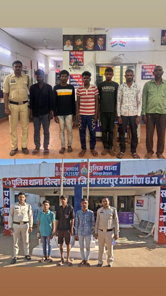 होली पर हुड़दंग करने वाले 9 असामाजिक तत्व गिरफ्तार, तिल्दा-नेवरा पुलिस की बड़ी कार्रवाई Img 20260306 Wa00001492581107285117816 576x1024