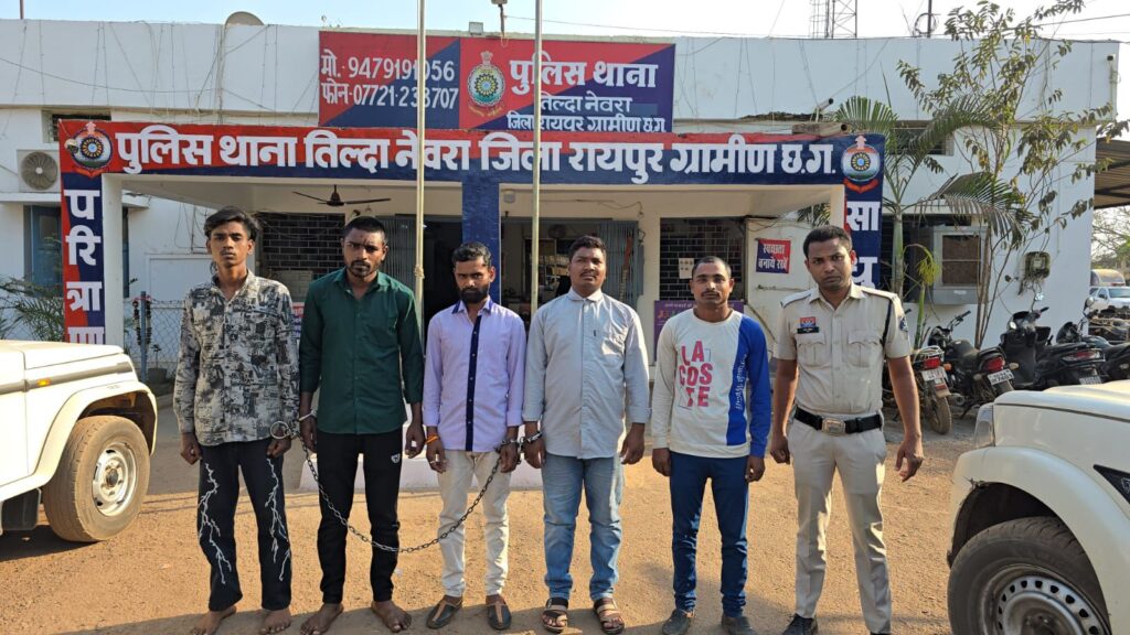 तिल्दा-नेवरा में उपद्रव करने वाले 5 असामाजिक तत्व गिरफ्तार, शांति भंग करने पर जेल भेजे गए Img 20260309 Wa00351491264214417862752 1024x576