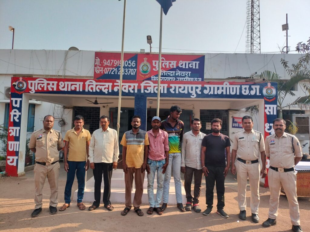 आपरेशन निश्चय के तहत तिल्दा पुलिस की बड़ी कार्रवाई: अवैध शराब, अवैध हथियार बरामद, 11 लोगों पर कार्रवाई Img 20260309 Wa00486019893485824893839 1024x768